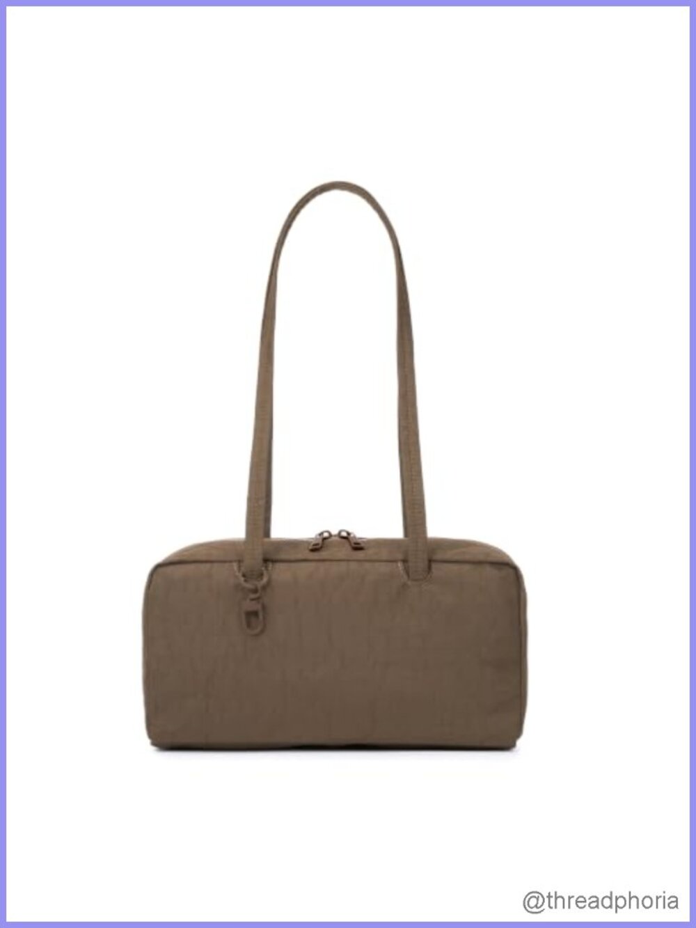 Lightweight Nylon Bowler Tote Bag Shoulder Bag for Women Travel Work